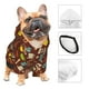 thumbnail image 3 of Fotbe Retro Coffee Sudadera con Estampado para Perros Pequeños – Suéter con Capucha para Mascotas, Tela Suave de Forro Polar con Bolsillo-Medium, 3 of 7