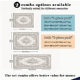 thumbnail image 3 of Floor Rugs Sets 3 Piece with Runner, Farmhouse Kitchen Rugs and Mats Non Skid Washable Runner Rug for Kitchen Sink Laundry, 3 of 12