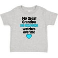 thumbnail image 3 of Inktastic My Great Grandpa in Heaven Watches over Me Boys or Girls Baby T-Shirt, 3 of 5