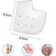 thumbnail image 2 of 3 pares de protectores de talón de silicona, protección ajustable y transpirable, protectores de talón de gel humectantes para aliviar el dolor, fascitis plantar, tendinitis, espolón calcáneo., 2 of 5