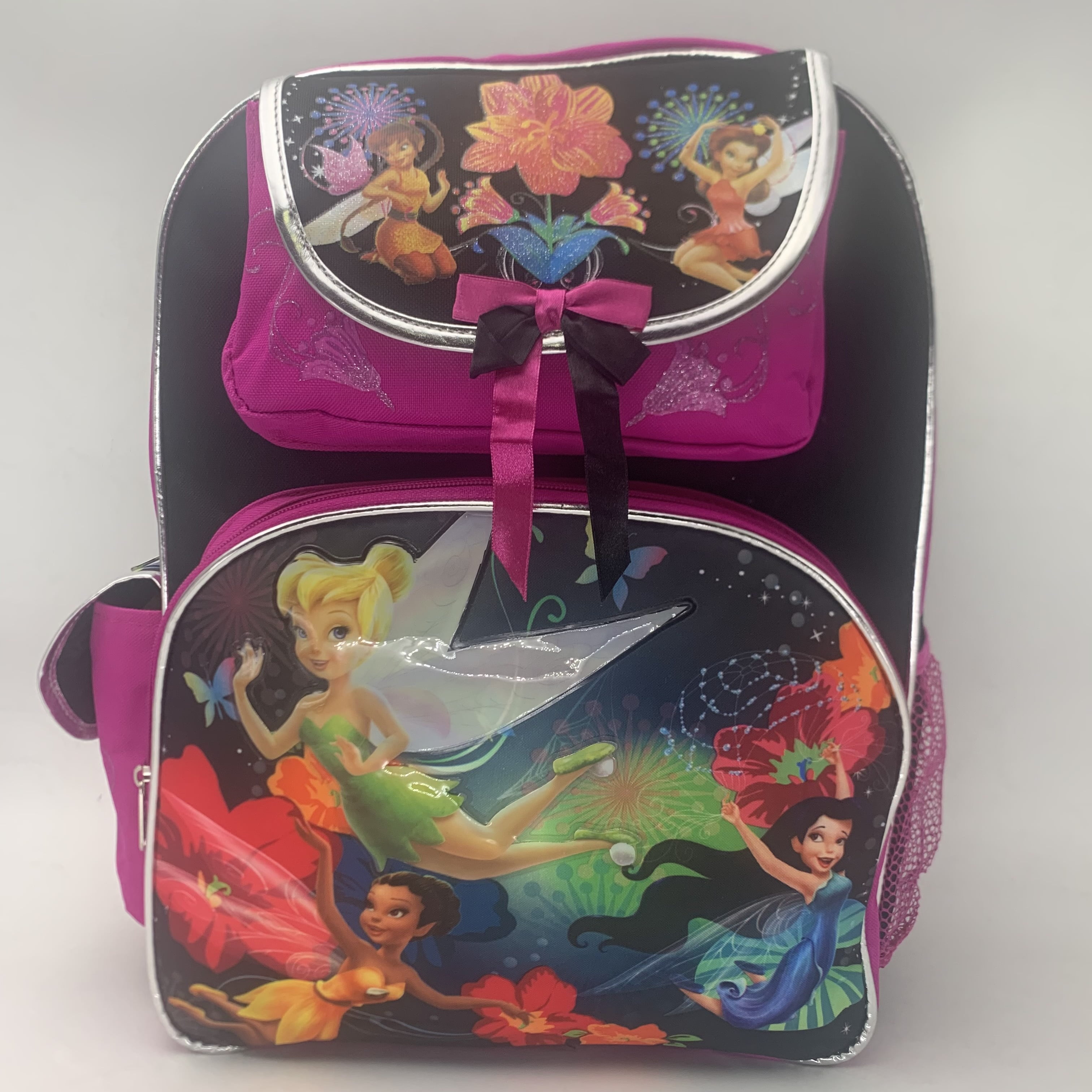TINKER BELL 16INCH COVER POCKET BACKPACK -FULL SIZE