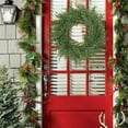 thumbnail image 3 of Artificial Christmas Wreath with Realistic Foliage, Pre-Lit Holiday Door Decor for Home, Porch, or Wall Hanging, 1 Pack, Festive Garland for Winter Season, 3 of 5