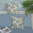 thumbnail image 3 of Fundas de almohada Dafena Spring, 45 x 45 cm, 2 unidades, color azul y verde hortensia, 3 of 7