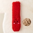 thumbnail image 4 of Tiqkatyck Fuzzy Socks Clearance Christmas Socks for Adults Warm Christmas Fashion Windproof Printing Mid Tube Socks Long Tube Cotton Womens Socks Red, 4 of 7