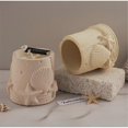 thumbnail image 2 of Shell Starfish Cylindrical Candle Jar Silicone Mold DIY Gypsum Cement Aromatherapy Container Embossed Ornament Mould, 2 of 5