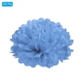 thumbnail image 3 of Uxcell Tissue Pom Poms Flowers Paper Flower Ball for Party Backdrop Decoration Lake Blue 4", 3 of 7