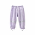 thumbnail image 2 of Sentmoon Rain Pants with Hood Elastic Waist Water Proof Pants Boys with Print All-Weather Hiking Pants for Outdoor Activities Purple 4 Years, 2 of 4