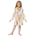 thumbnail image 6 of FORMRS Niños Bathrobe Unisex Hooded Robe Soft Plush Pajamas Sleepwear, Size 10-12T, Beach Crab, 6 of 7