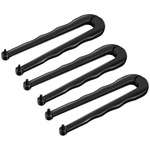 Set of 3 Steel Adjustable Face Wrench Pin Pliers Tools for Angle Grinder Back Pads, Including 3/4/5mm Drilled