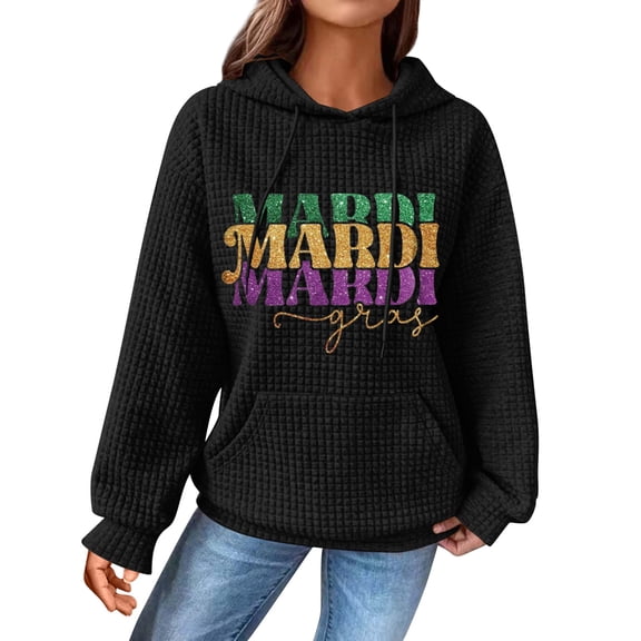 Tweang Carnival Mardi Gras Sequin Shirt Mardi Gras Sweatshirts for Women Cute Cowgirl Outfits Blazers for Women Skinny Jeans for Women Oversized Tshirts for Women High Neck Tops for Women Black 1 L