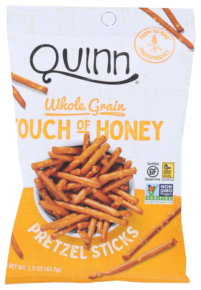 Quinn Pretzel Sticks Touch Of Honey , 1.5 Oz