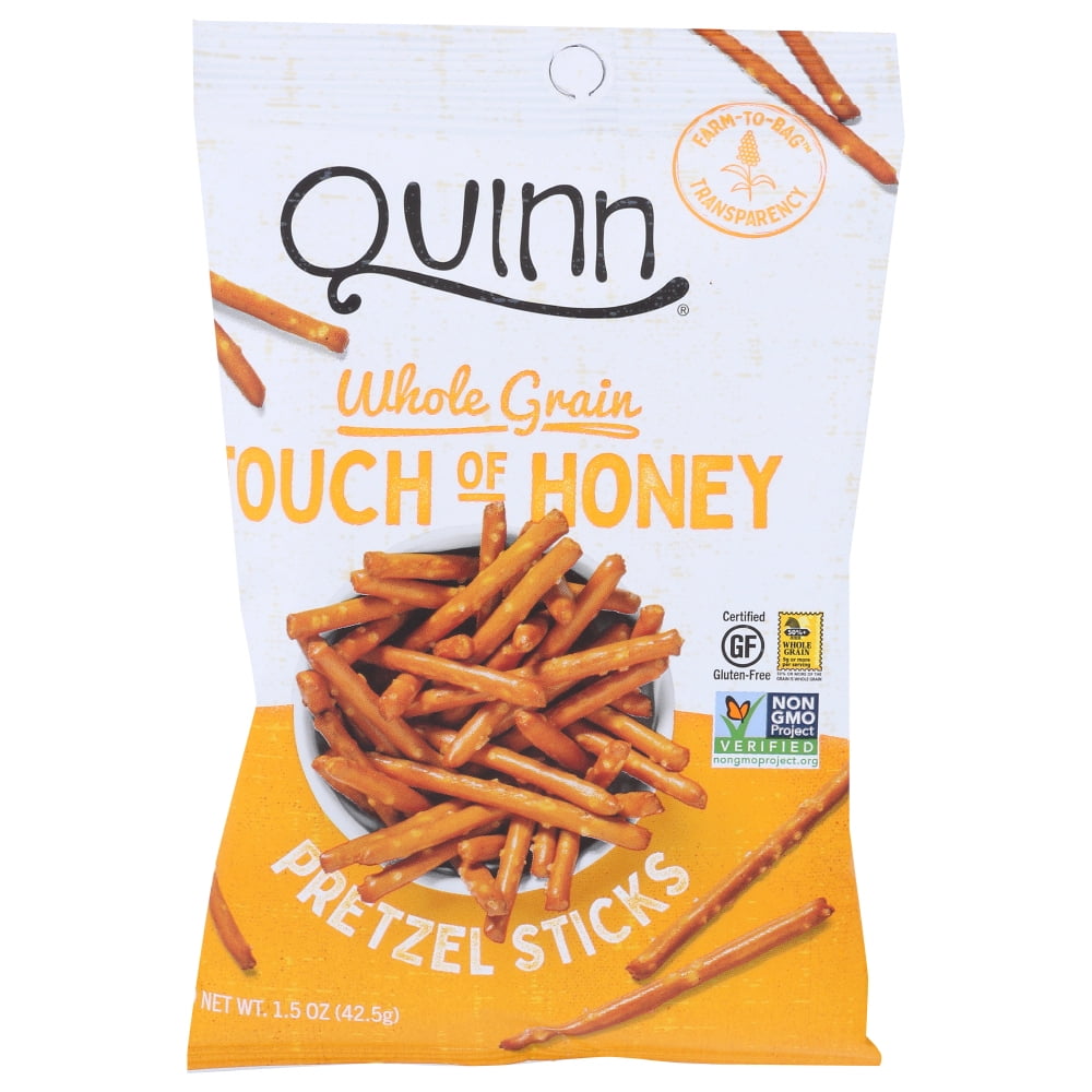 Quinn Pretzel Sticks Touch Of Honey , 1.5 Oz
