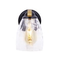 thumbnail image 6 of Teamson Home Heidi Dimmable 1-Light Armed Wall Sconce, Black/Brass, 6 of 9