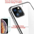 thumbnail image 2 of For Apple iPhone 11 Pro Case , Slim-Fit TPU Protective Phone Case with Tempered Glass Screen Protector, by OneToughShield ® - Daisy Sky, 2 of 3