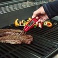 thumbnail image 3 of Escali Compact Portable Meat Candy Folding Digital Thermometer, Backlit Display Easy to Storage with Magnet, Red, 3 of 4