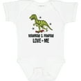 thumbnail image 3 of Inktastic Mawmaw and Pawpaw Love Me Grandson Dinosaur Boys Baby Bodysuit, 3 of 5