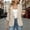 Beige women's 3/4 sleeve blazer a1, variant on Women's 3/4 Sleeve Collared Button Down Jacket Elegant Casual Blazer Cardigan Beach Cover Up Spring Summer Fashion Outerwear, Blue S