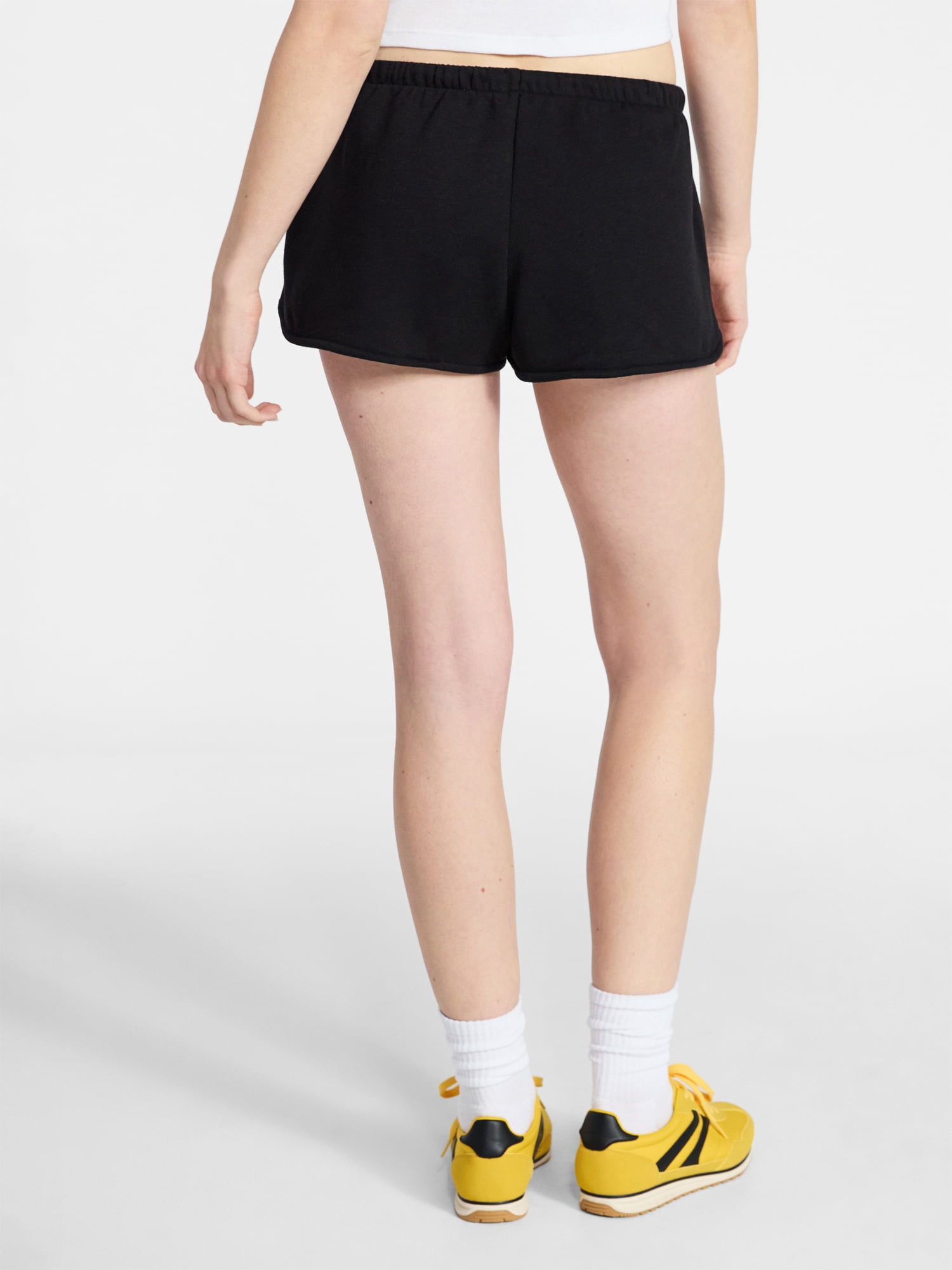 No Boundaries Fleece Dolphin Shorts, 2 in Inseam, Women’s XXS-XXL
