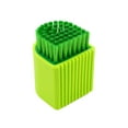 thumbnail image 4 of WEUVEB 1Set Green Nylon Bristles Mini Ergonomic Handle Scrubbing Brush for Clothes Cleaning, 4 of 8