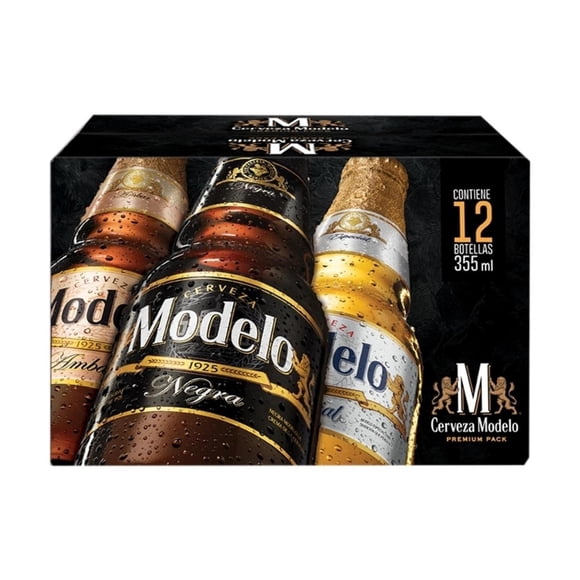Cerveza Modelo premium 12 botellas de 355 ml c/u