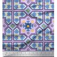 thumbnail image 2 of Soimoi Rayon Fabric Floral & Damask Patchwork Print Fabric by the Yard 56 Inch Wide, 2 of 3