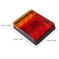 thumbnail image 2 of LEEYNEER 2pcs Led Trailer Lights Indicator Lamps  Boats Trucks Compact Durable Design  Enhanced Safety Visibility, 2 of 8