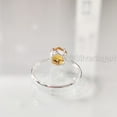 thumbnail image 6 of Hexagon Citrine Ring, 925 Sterling Silver Ring, Women Ring, Natural Citrine, November Birthstone, Christmas, Thanksgiving, Tiny Dainty Ring, Handmade, Statement Jewelry, Wedding, Anniversary Gift, 6 of 8