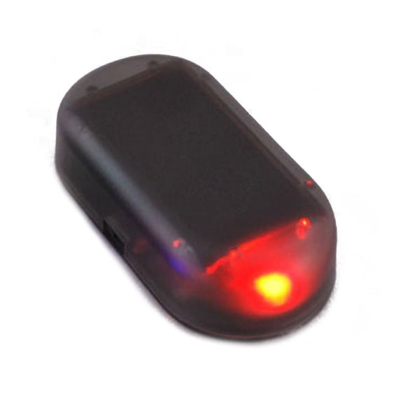 TIERPOP Solar Powered Car Alarm Light Anti-theft Warning Light Flash Warning Strobe Security Alarm System for Car Truck