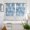 Light Blue, variant on Haze Blue Coastal Kitchen Curtains Window Panels, Summer Beach Nautical Starfish Coral Vintage Insulated Window Treatment Curtain, Grommet Curtains for Bedroom/Living Room/Bathroom, 2 Piece 42"Wx45"L