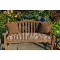 thumbnail image 2 of Casual Cushion Sunbrella® Fabric 1-Piece Indoor/Outdoor Bench Cushion, 48"W x 18"L, Brannon Redwood, 2 of 7