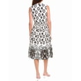 thumbnail image 2 of T Tahari womens  Smocked Waist Midi Dress, l, White, 2 of 3
