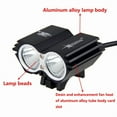 thumbnail image 5 of Waterproof USB Bike Light 8000LM LED Front Bicycle Headlight Dual Lamps for Cycling No Battery, 5 of 13