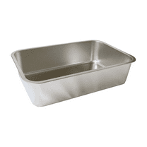 Midlee Stainless Steel Cat Litter Box- XL Size- 23.5" x 15.5" x 5.75"