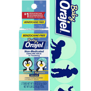 Orajel Non-Med Baby Teething Day & Night Cooling Gels Twin Pack Benzocaine Free 0.18 Oz.