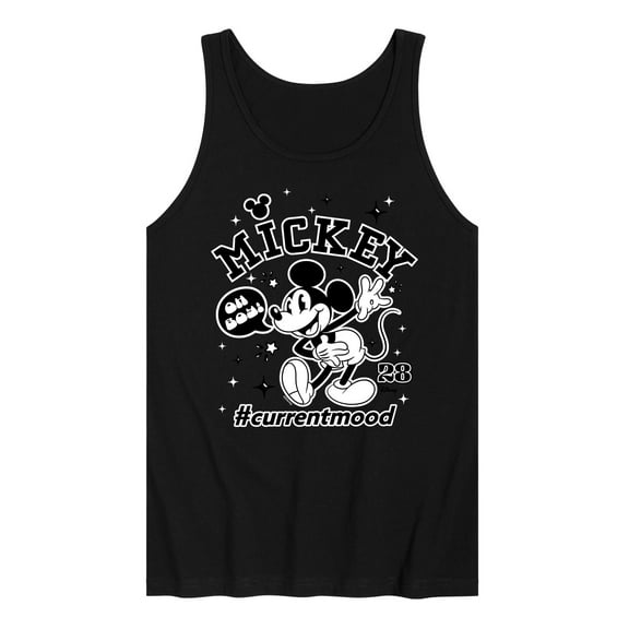 Disney - Mickey Mouse - Hashtag Current Mood - Men's Jersey Tank Top