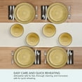 thumbnail image 5 of Pfaltzgraff Trellis Sunflower Yellow 12 Piece Stoneware Dinnerware Set Yellow, 5 of 10