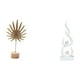 thumbnail image 1 of Escultura De Hoja De Llama, Figura De Resina De Metal, Adorno Creativo Nórdico, Estatua Abstracta En Forma De Fuego Para Mesa, Fiesta, Hogar, Patio, Oficina, Estantería, Regalo, 1 of 8