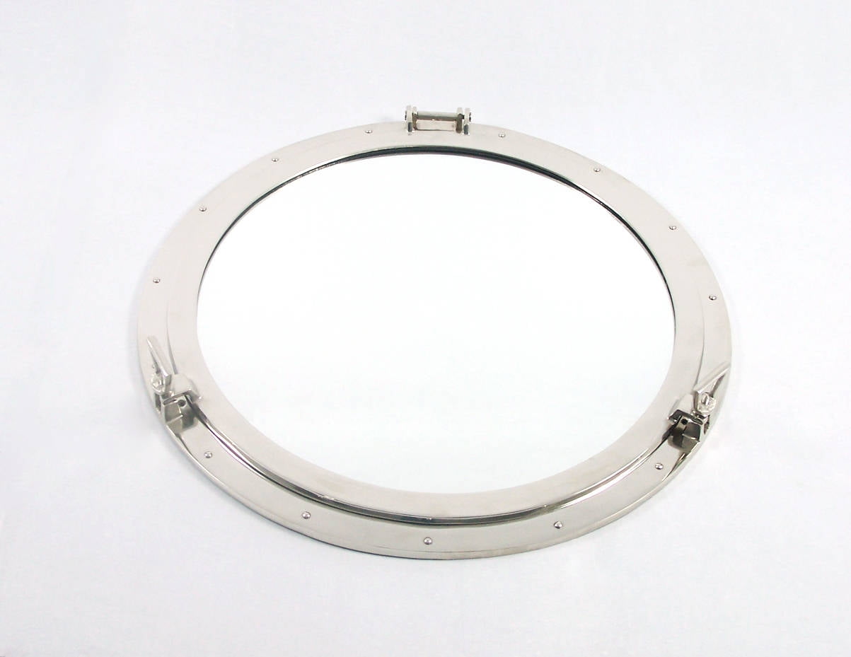 Deluxe Class Chrome Decorative Ship Porthole Mirror 30 Com Deluxe Class Chrome Decorative Ship, Chrome Porthole Mirror Next