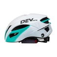 thumbnail image 3 of Casco de bicicleta para mujer y hombre, con visera desmontable y resistencia a los golpes, ajustable. Blanco, 3 of 9
