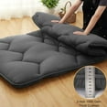 thumbnail image 4 of Japanese Floor Mattress - Futon Mattress Roll Up, Tatami Mat, Camping Mattress, and Couch Mattress Pad, 4 of 8