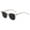 White, variant on XASZHN Retro Square Sunglasses with Rice Stud Design Vintage Fashion Sun Glasses White One Size