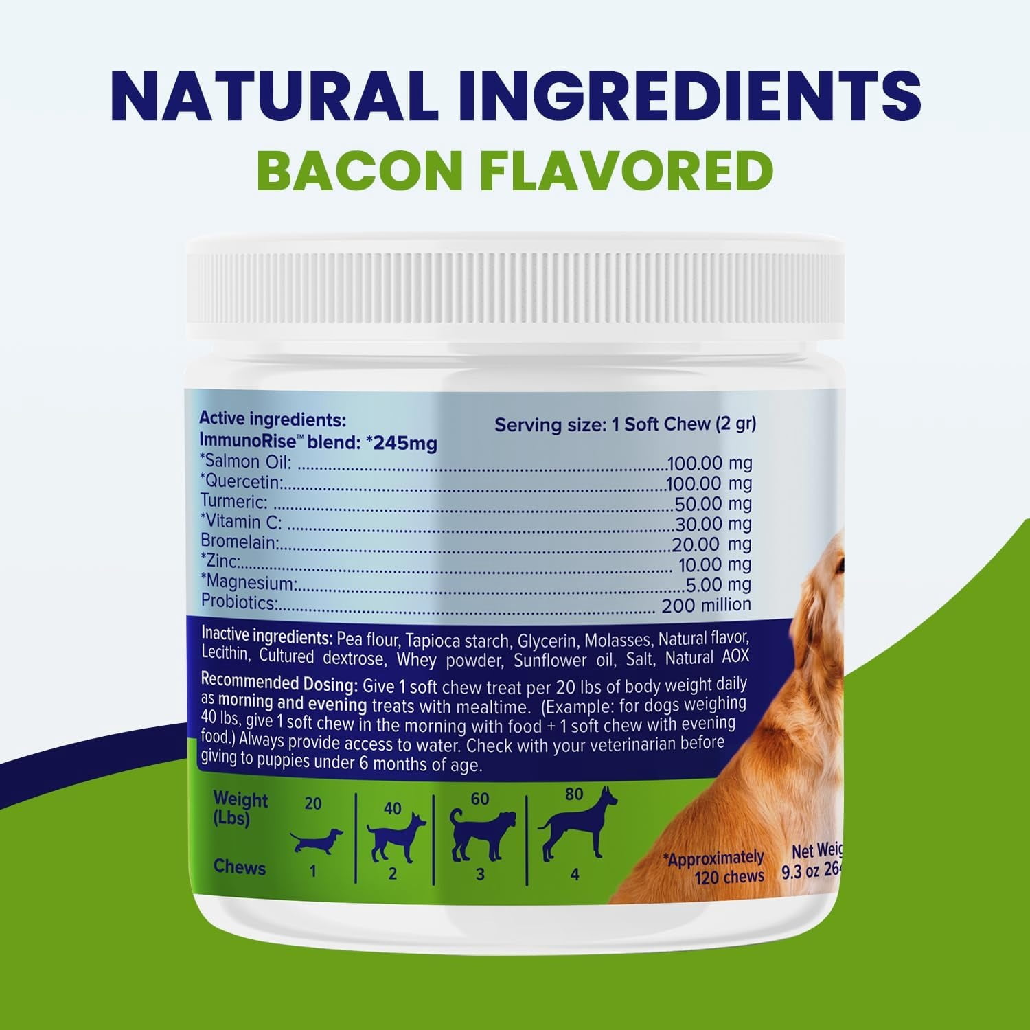 Allergy CZN™ Allergy Defense Soft Chews for Dogs 20 lbs and Up (120ct)
