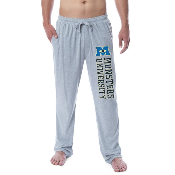 Disney Mens' Monsters University MU School Crest Movie Sleep Pajama Pants