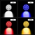 thumbnail image 5 of 1Pcs 3 inch Round 14 Led Tail Light Car Truck Stop Brake Flash, 5 of 7