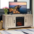 thumbnail image 3 of Gymax TV Stand Entertainment Center Console Home Media Storage W/ 2 Doors for 65" TV, 3 of 10
