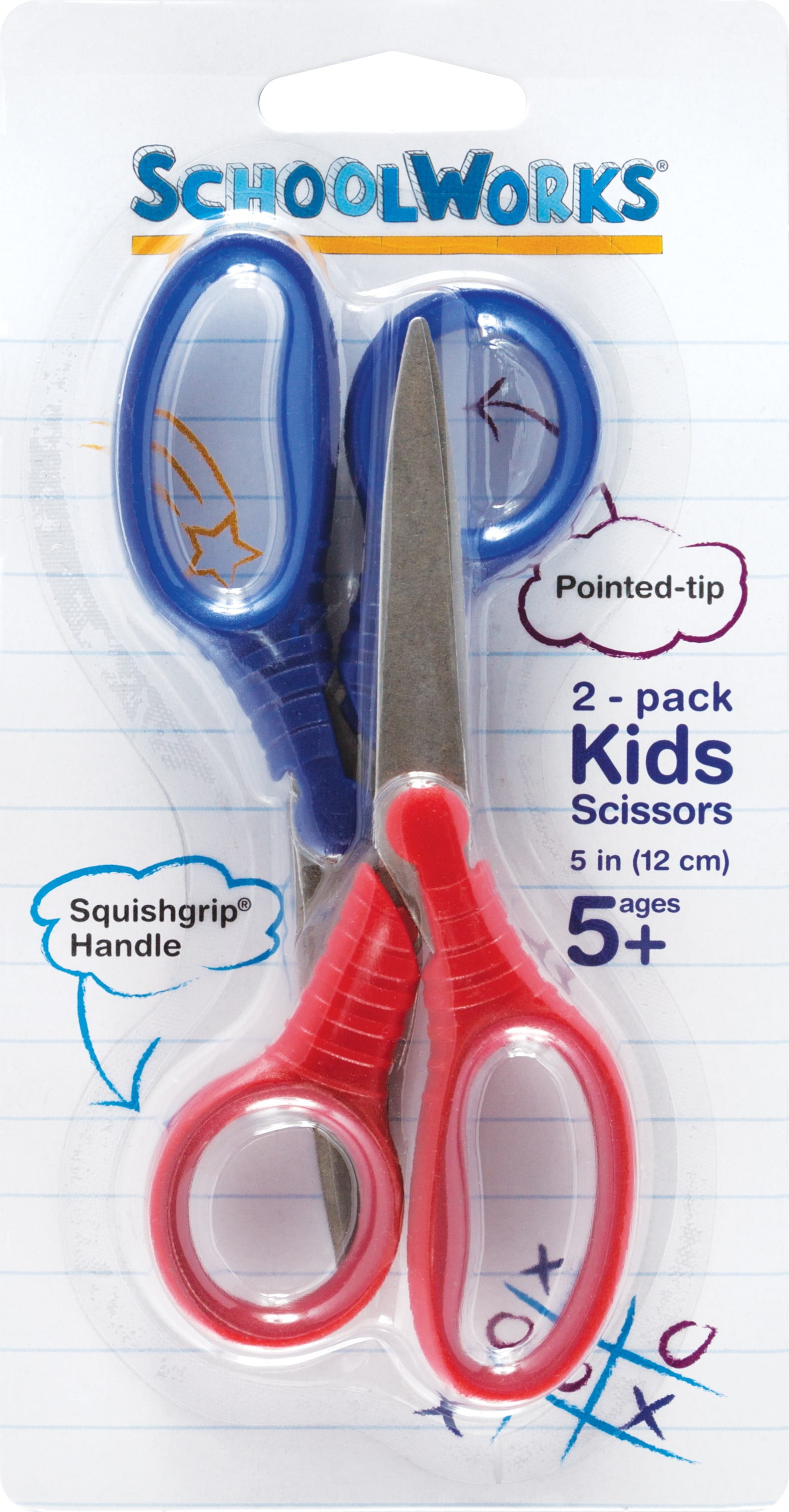 Kids Scissors 5″（School Teacher Bulk Classroom Pack, 5 Inch
