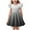 Black., variant on Agkizg Girls Short Sleeve Dresses Crewneck Gradient Printing Casual A Line Cottons Girl Sundress Dresses
