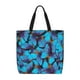 thumbnail image 1 of Fotbe Blue Butterflies Bolsa Tote con Estampado para Mujer, Bolsos con Cremallera, Bolsa de Hombro Casual de Gran Capacidad con Bolsillos Internos, 1 of 7