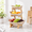 porcelain, variant on 3 Tier Porcelain Fruit Basket Ceramic Bowl Set for Kitchen Counter, Veggie, Snack, and Bread Storage
