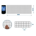 thumbnail image 2 of Black PVC Coated Welded Wire Mesh Garden Economy Fence 24 Inch x 50 Foot-1 Inch x 1 Inch 16GA, 2 of 5